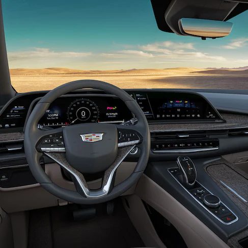 Cadillac Esclade steering wheel