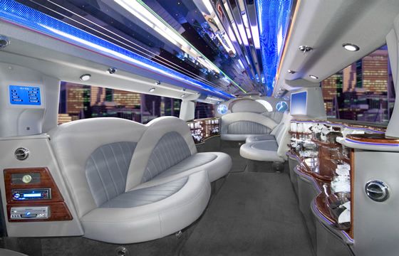 inside view of a limo